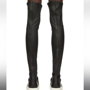 Rick Owens sneaker boots thigh highs